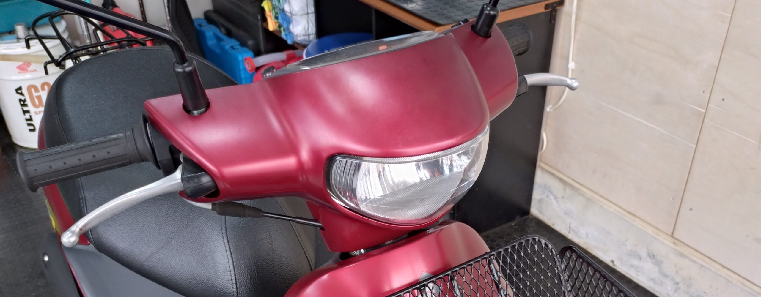 レッツ4 FI 50cc ワインレッド