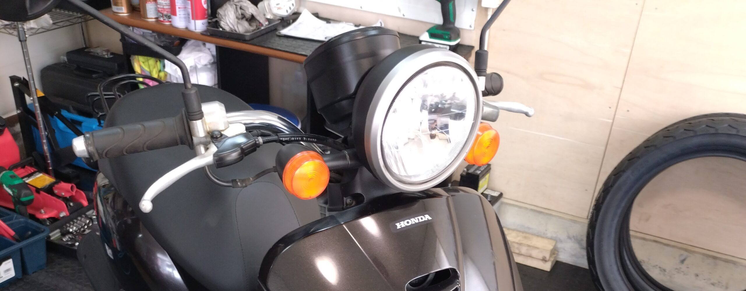 【売約済】HONDA TODAY FI 4スト 50cc ブラック トゥデイ