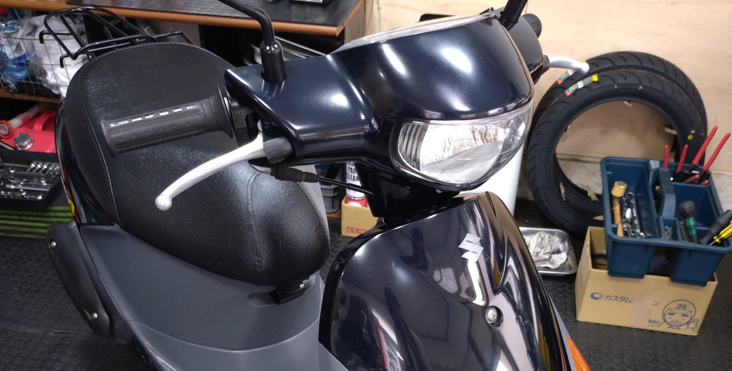 SUZUKI レッツ4｜4スト FI 50cc ブラック